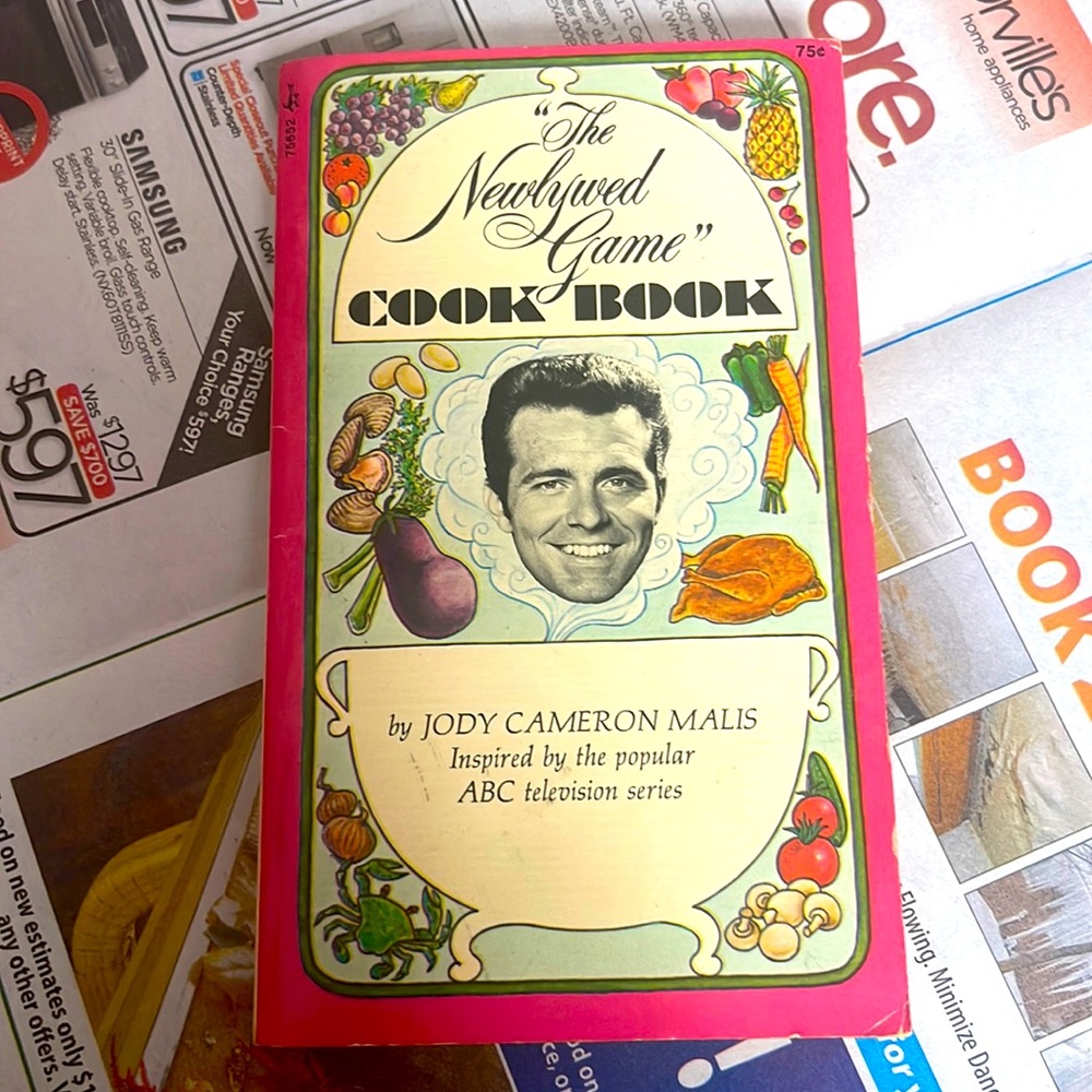 1971 “The Newlywed Game” Cook Book vintage paperback book